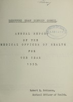 view [Report 1953] / Medical Officer of Health, Barrowford U.D.C.