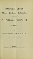 view [Report 1893] / Medical Officer of Health, Basford (Union) R.D.C.