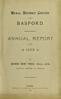 view [Report 1898] / Medical Officer of Health, Basford (Union) R.D.C.