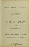 view [Report 1905] / Medical Officer of Health, Basford (Union) R.D.C.