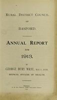 view [Report 1913] / Medical Officer of Health, Basford (Union) R.D.C.