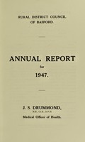 view [Report 1947] / Medical Officer of Health, Basford (Union) R.D.C.