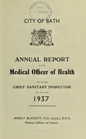 view [Report 1937] / Medical Officer of Health, Bath City & County Borough.