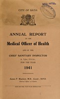 view [Report 1941] / Medical Officer of Health, Bath City & County Borough.