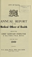 view [Report 1949] / Medical Officer of Health, Bath City & County Borough.