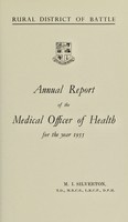 view [Report 1955] / Medical Officer of Health, Battle R.D.C.