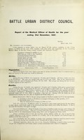 view [Report 1897] / Medical Officer of Health, Battle U.D.C.