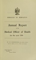 view [Report 1946] / Medical Officer of Health, Bebington Borough.