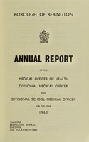 view [Report 1960] / Medical Officer of Health, Bebington Borough.