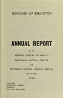 view [Report 1962] / Medical Officer of Health, Bebington Borough.