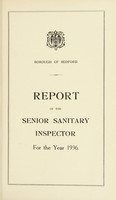 view [Report 1936] / Medical Officer of Health, Bedford Borough.