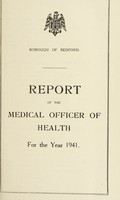 view [Report 1941] / Medical Officer of Health, Bedford Borough.