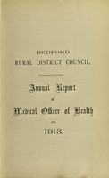 view [Report 1913] / Medical Officer of Health, Bedford (Union) R.D.C.