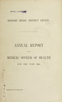 view [Report 1925] / Medical Officer of Health, Bedford (Union) R.D.C.