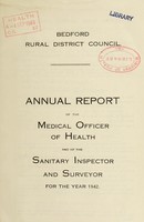 view [Report 1942] / Medical Officer of Health, Bedford (Union) R.D.C.