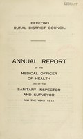 view [Report 1943] / Medical Officer of Health, Bedford (Union) R.D.C.