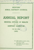 view [Report 1952] / Medical Officer of Health, Bedford (Union) R.D.C.
