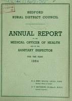 view [Report 1954] / Medical Officer of Health, Bedford (Union) R.D.C.