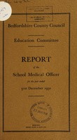 view [Report 1950] / School Medical Officer of Health, Bedfordshire County Council.