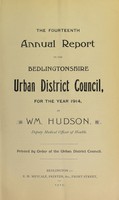view [Report 1914] / Medical Officer of Health, Bedlingtonshire U.D.C.