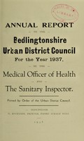 view [Report 1937] / Medical Officer of Health, Bedlingtonshire U.D.C.