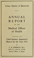 view [Report 1952] / Medical Officer of Health, Bedworth U.D.C.