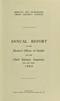 view [Report 1950] / Medical Officer of Health, Beeston & Stapleford U.D.C.