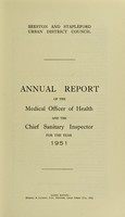 view [Report 1951] / Medical Officer of Health, Beeston & Stapleford U.D.C.