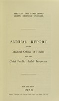 view [Report 1958] / Medical Officer of Health, Beeston & Stapleford U.D.C.