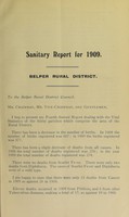 view [Report 1909] / Medical Officer of Health, Belper (Union) R.D.C.