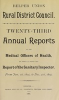 view [Report 1895] / Medical Officer of Health, Belper (Union) R.D.C.