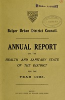 view [Report 1925] / Medical Officer of Health, Belper U.D.C.