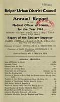 view [Report 1944] / Medical Officer of Health, Belper U.D.C.