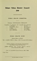 view [Report 1949] / Medical Officer of Health, Belper U.D.C.