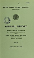 view [Report 1963] / Medical Officer of Health, Belper U.D.C.