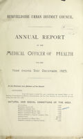 view [Report 1925] / Medical Officer of Health, Benfieldside U.D.C.