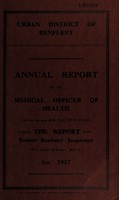 view [Report 1937] / Medical Officer of Health, Benfleet U.D.C.