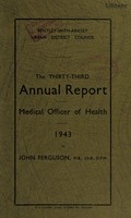 view [Report 1943] / Medical Officer of Health, Bentley-with-Arksey U.D.C.