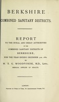 view [Report 1882] / Medical Officer of Health, Berkshire Combined Sanitary District.