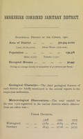 view [Report 1910] / Medical Officer of Health, Berkshire Combined Sanitary District.