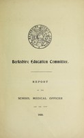 view [Report 1920] / School Medical Officer of Health, Berkshire County Council.