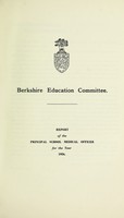 view [Report 1956] / School Medical Officer of Health, Berkshire County Council.