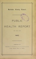 view [Report 1907] / Medical Officer of Health, Berkshire County Council.