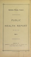 view [Report 1911] / Medical Officer of Health, Berkshire County Council.