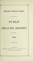 view [Report 1924] / Medical Officer of Health, Berkshire County Council.