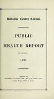 view [Report 1928] / Medical Officer of Health, Berkshire County Council.