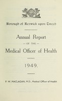view [Report 1948] / Medical Officer of Health, Berwick-upon-Tweed Borough.