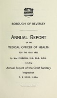 view [Report 1955] / Medical Officer of Health, Beverley Borough.