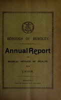 view [Report 1898] / Medical Officer of Health, Bewdley Borough.