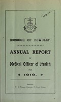 view [Report 1919] / Medical Officer of Health, Bewdley Borough.